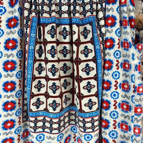 Miami Boho Mini Skirt with Tie & Pockets - Picture 5 of 7